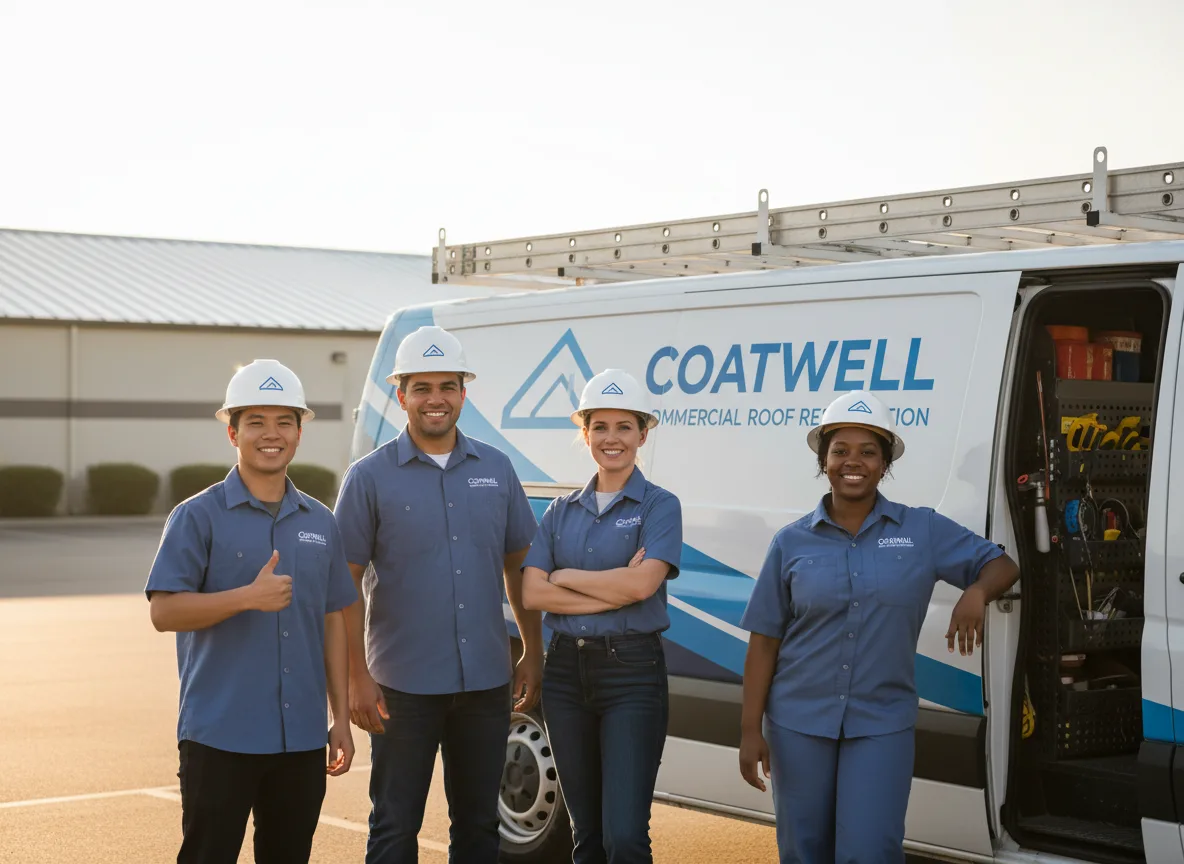 Commercial roof coating company in Hunt, NY